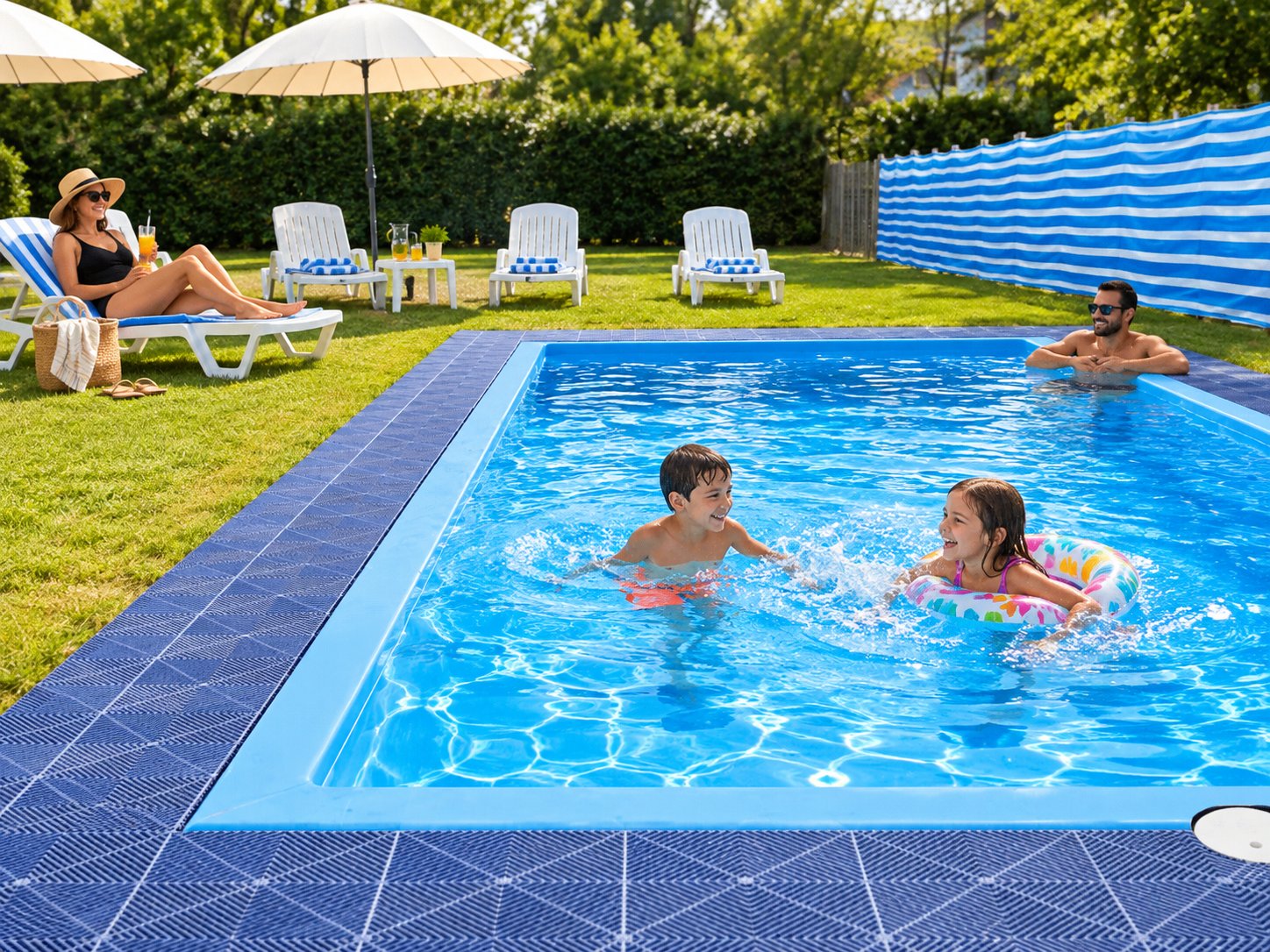 Piscina y exteriores